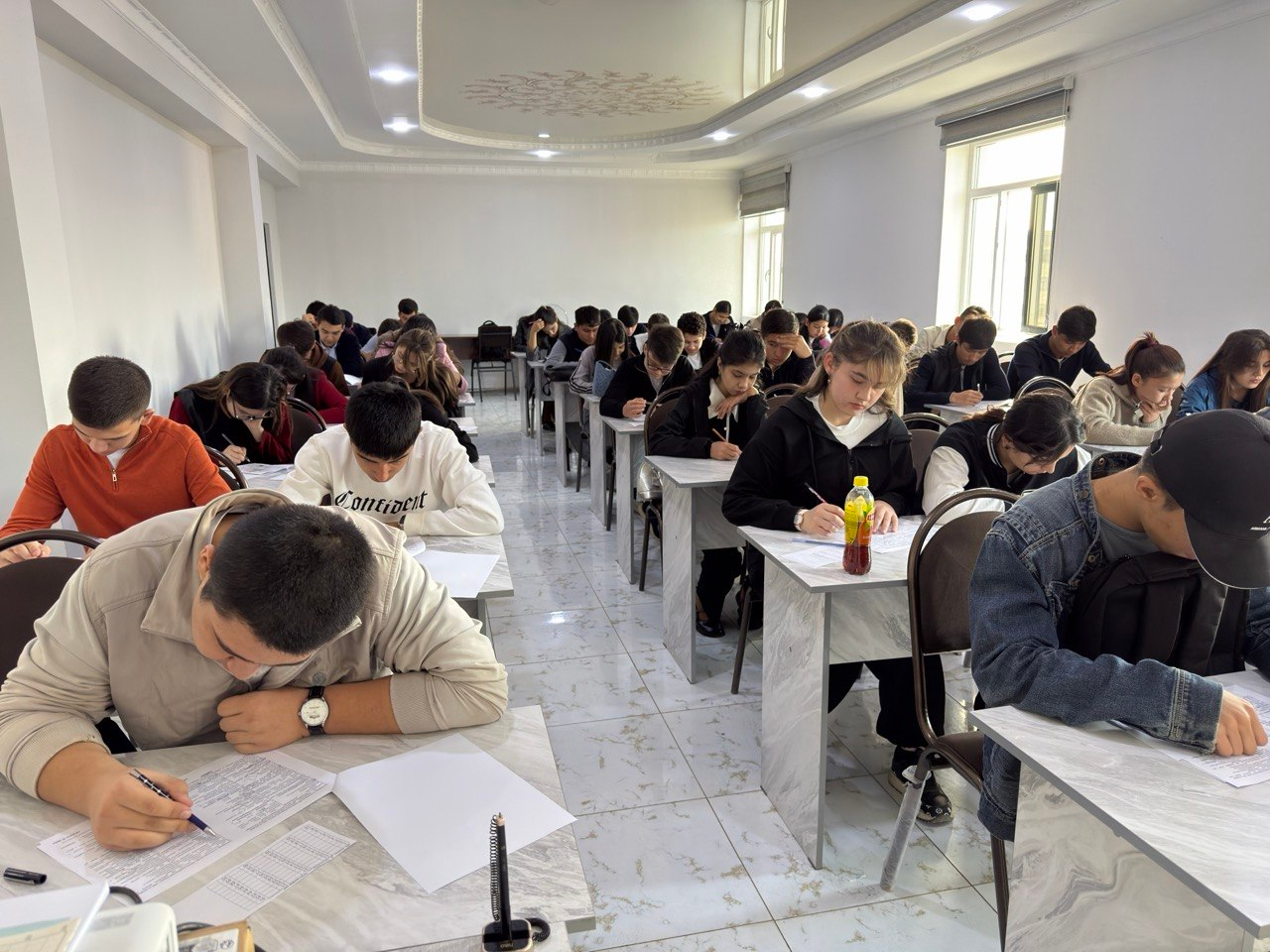 Dars jarayoni — yozma topshiriqlar